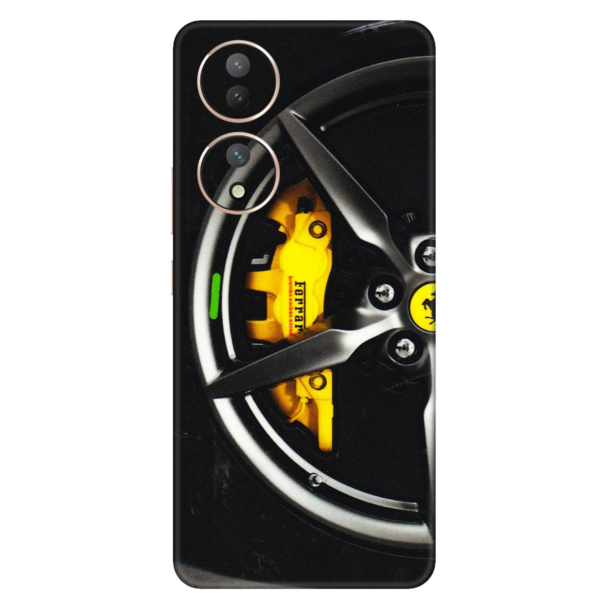 VIVO Y Series Phone Skins (All Models) - Ferrari Wheel Alloy - 3D Embossed Finish (L-173) Vivo Y100 (5G)