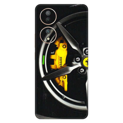VIVO Y Series Phone Skins (All Models) - Ferrari Wheel Alloy - 3D Embossed Finish (L-173) Vivo Y100 (5G)