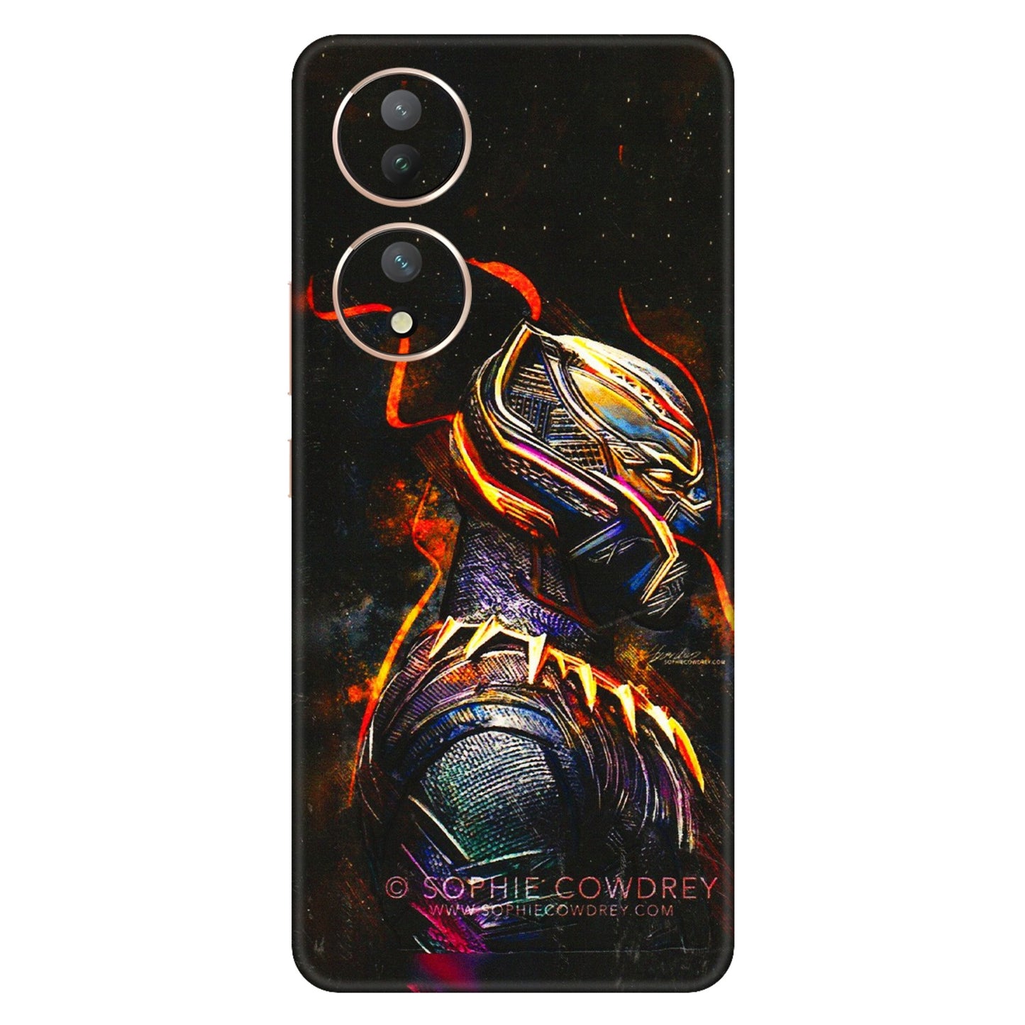 VIVO Y Series Phone Skins (All Models) - Black Panther - 3D Embossed Finish (L-190) Vivo Y100 (5G)