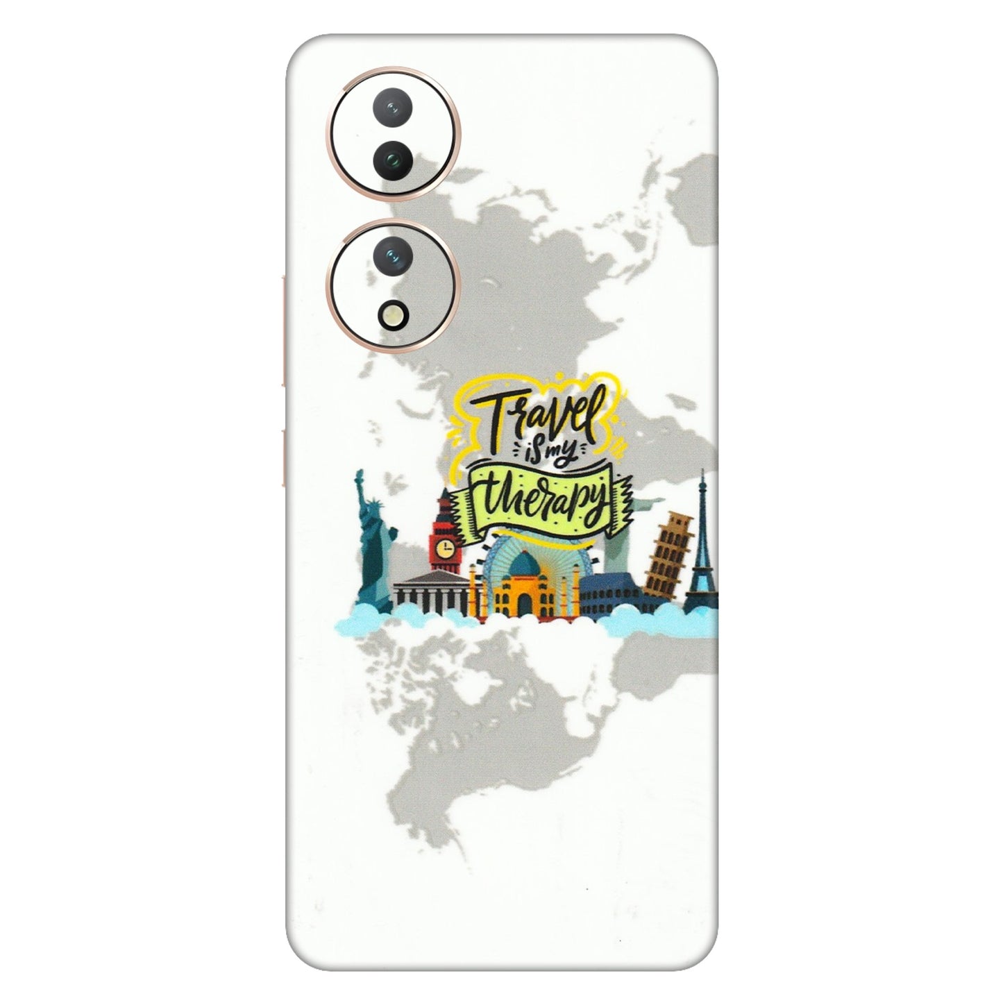 VIVO Y Series Phone Skins (All Models) - Travel Therapy - 3D Embossed Finish (L-199) Vivo Y100 (5G)