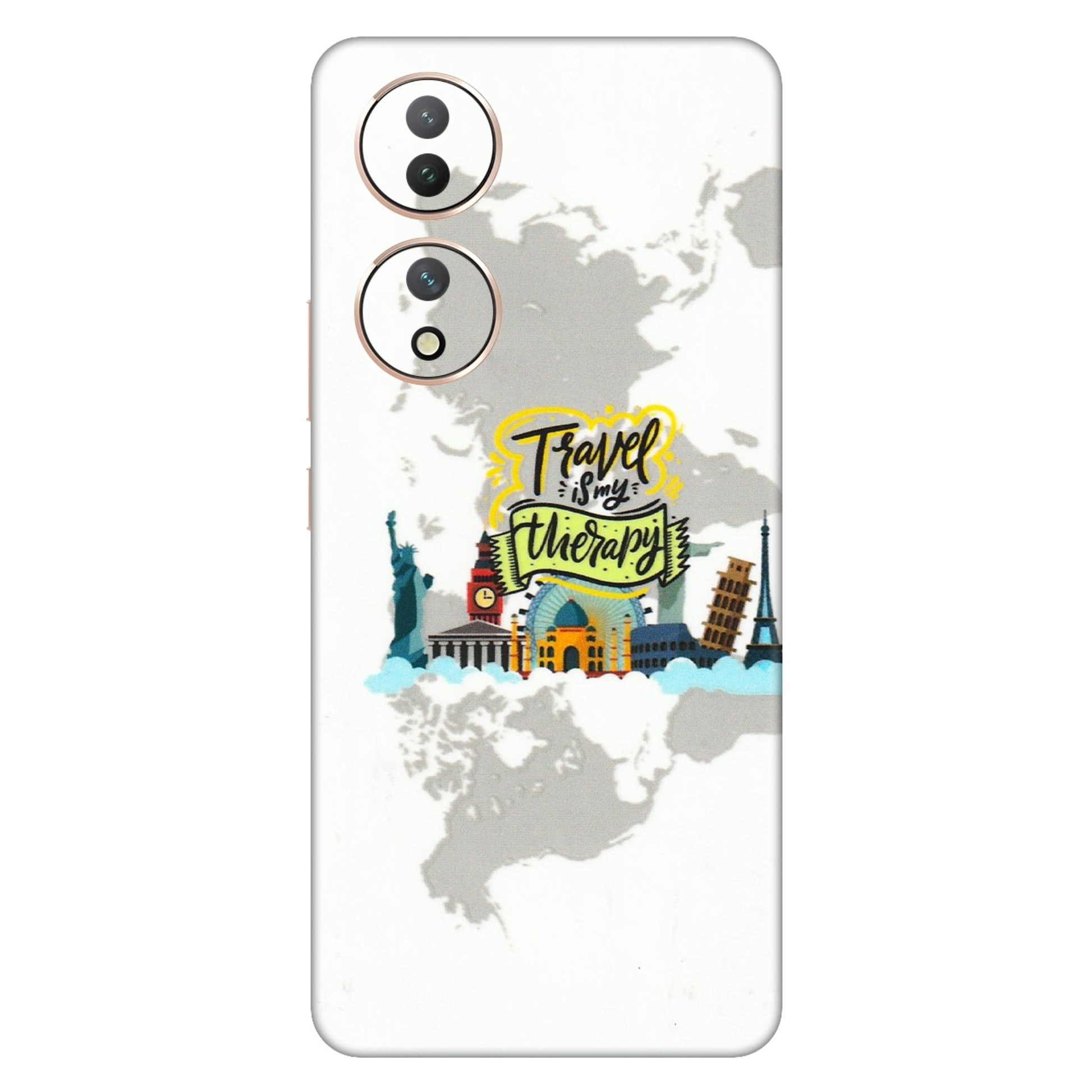 VIVO Y Series Phone Skins (All Models) - Travel Therapy - 3D Embossed Finish (L-199) Vivo Y100 (5G)