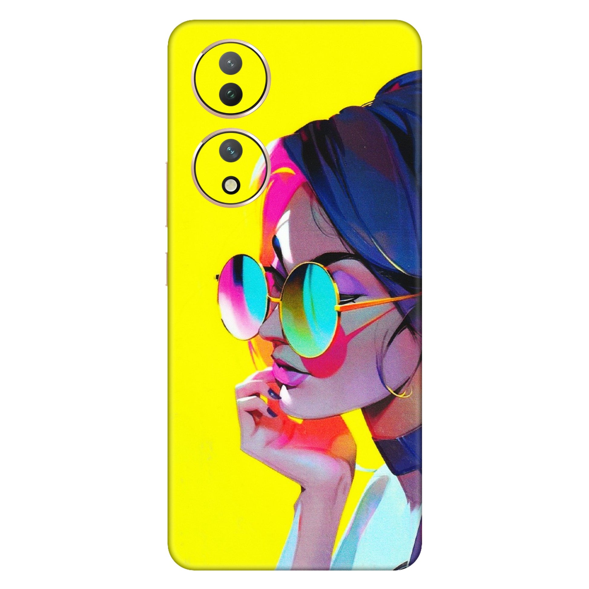 VIVO Y Series Phone Skins (All Models) - Bold Stylish Girl - 3D Embossed Finish (L-222) Vivo Y100 (5G)