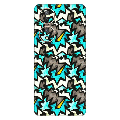 VIVO Y Series Phone Skins (All Models) - Funky Zig Zag - 3D Embossed Finish (L-223) Vivo Y100 (5G)