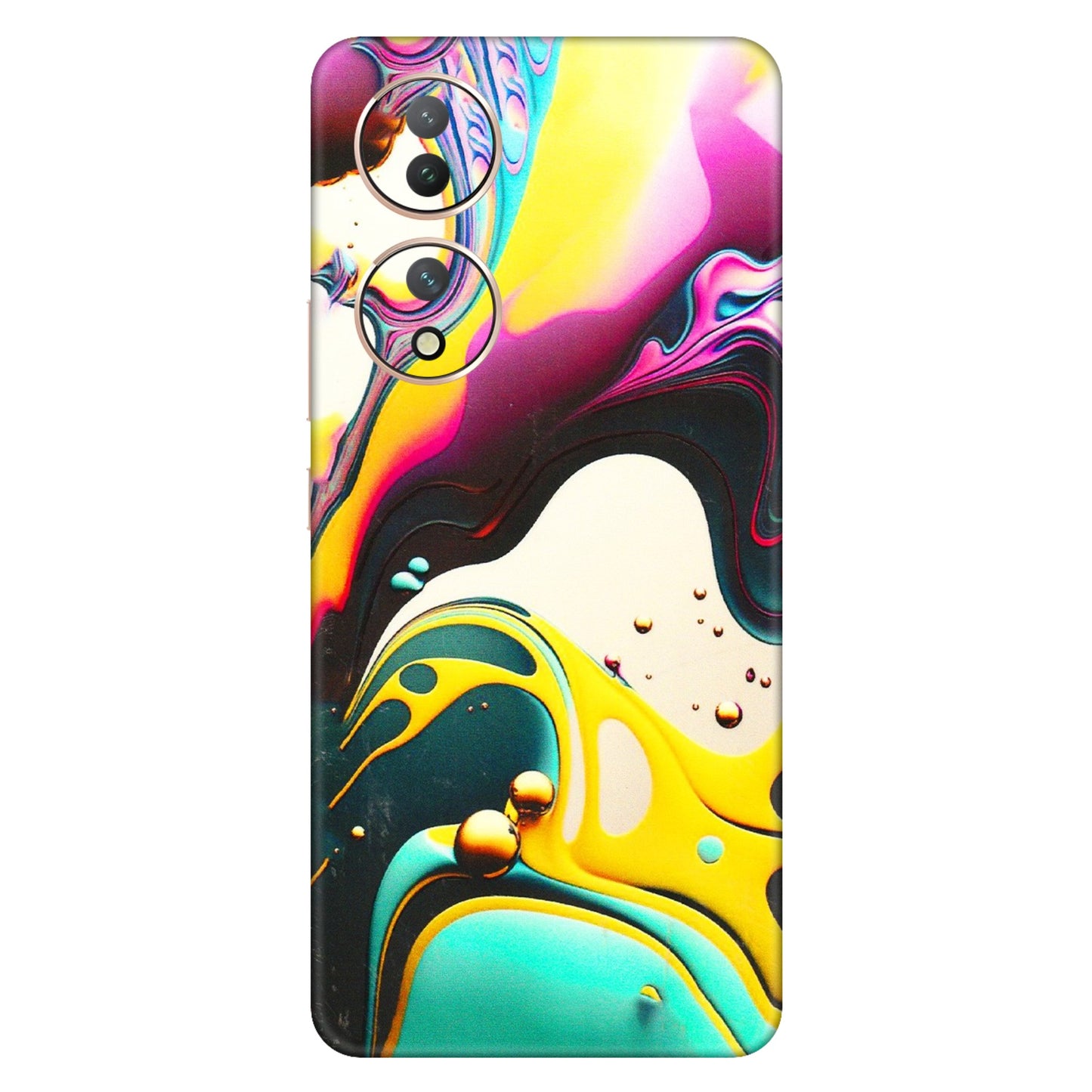VIVO Y Series Phone Skins (All Models) - Multicolor Abstract pattern - 3D Embossed Finish (L-254) Vivo Y100 (5G)