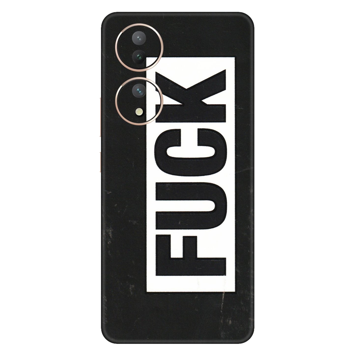 VIVO Y Series Phone Skins (All Models) - The F Word - 3D Embossed Finish (L-255) Vivo Y100 (5G)