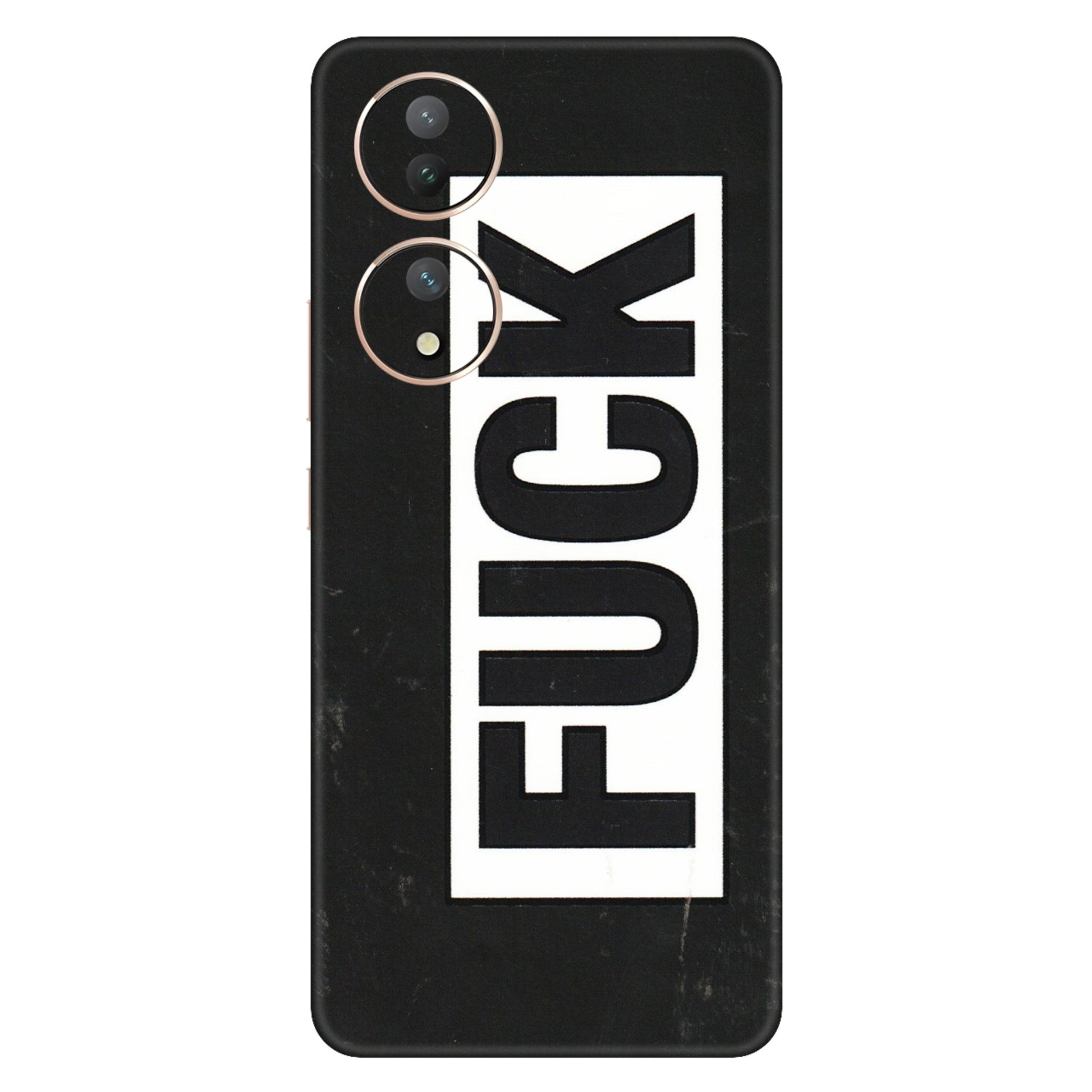 VIVO Y Series Phone Skins (All Models) - The F Word - 3D Embossed Finish (L-255) Vivo Y100 (5G)