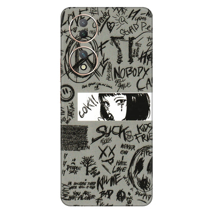 VIVO Y Series Phone Skins (All Models) - Never Have Love Anime - 3D Embossed Finish (L-260) Vivo Y100 (5G)