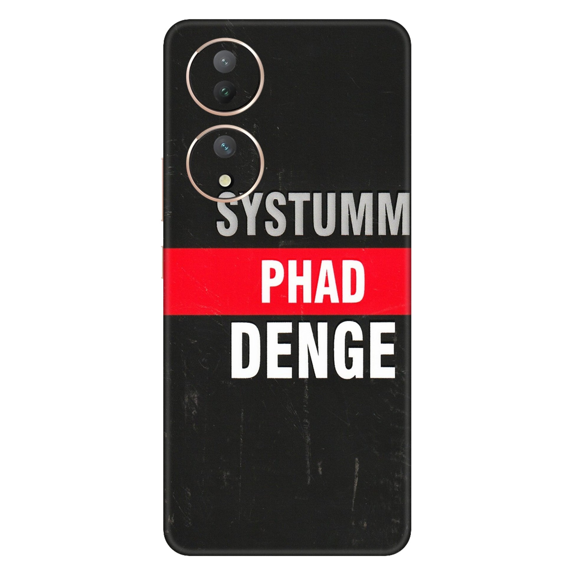 VIVO Y Series Phone Skins (All Models) - Systumm Phad Denge - 3D Embossed Finish (L-278) Vivo Y100 (5G)