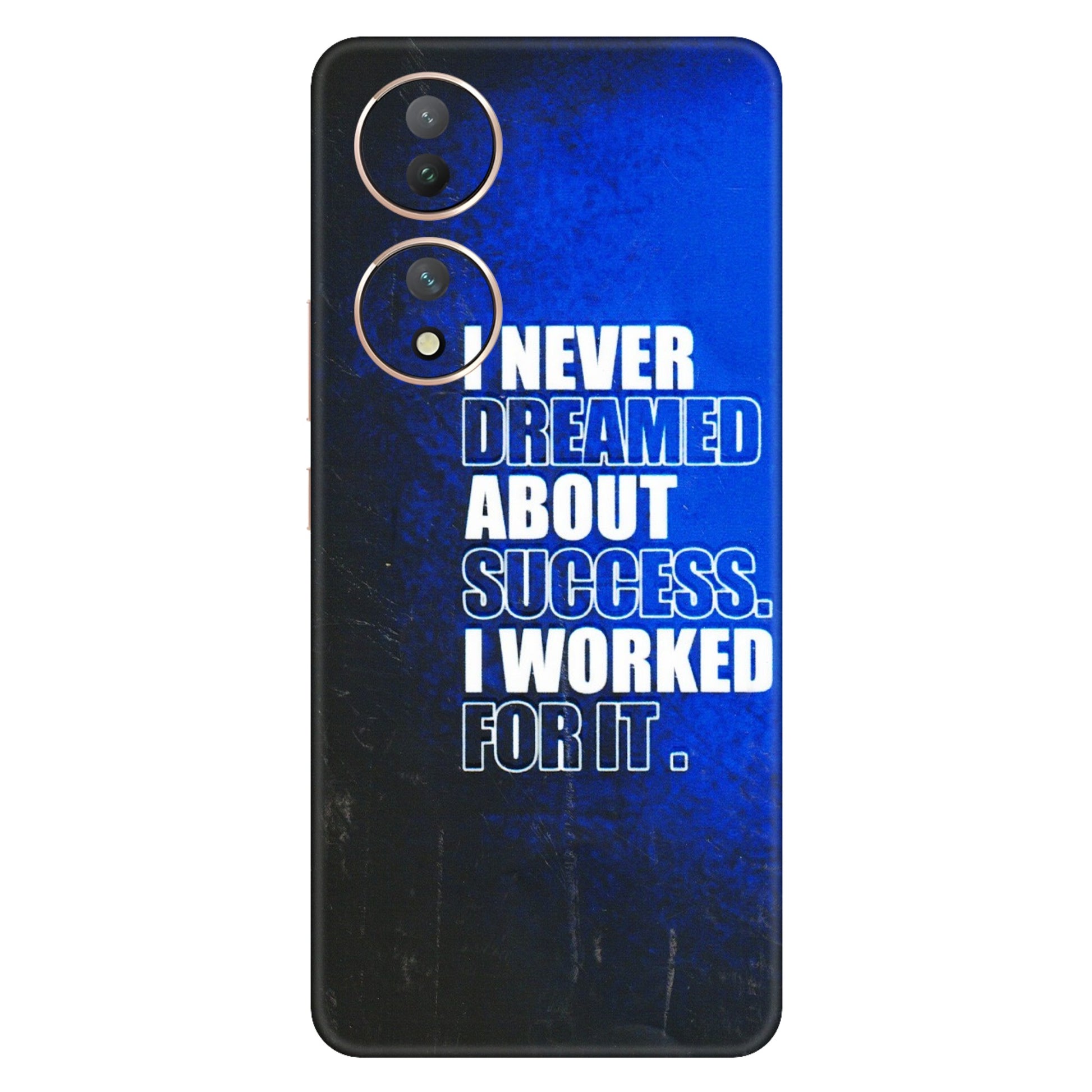 VIVO Y Series Phone Skins (All Models) - I Never Dreamed About Success - 3D Embossed Finish (L-283) Vivo Y100 (5G)
