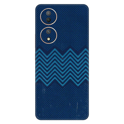 VIVO Y Series Phone Skins (All Models) - Blue Sober Waves - 3D Embossed Finish (L-306) Vivo Y100 (5G)