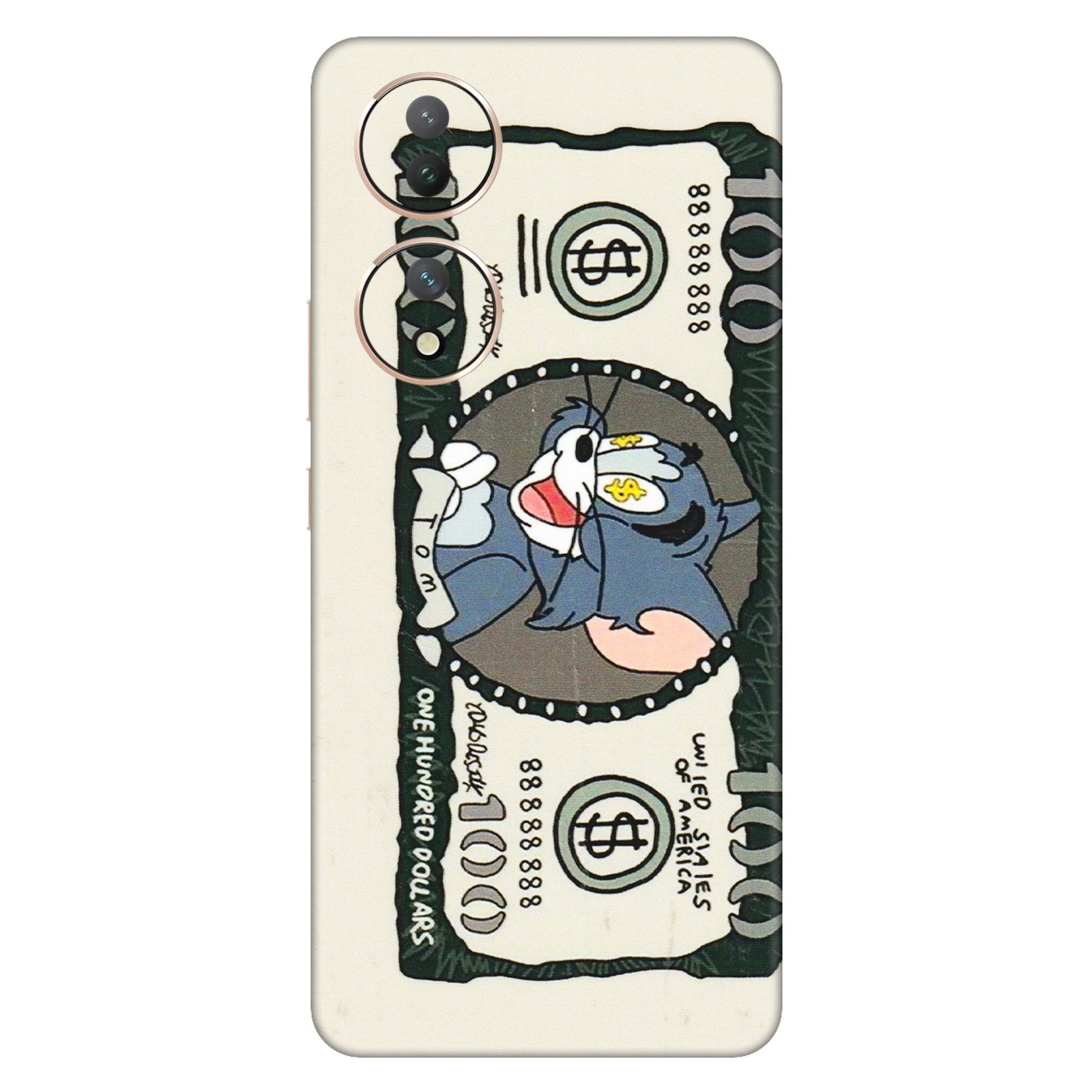 VIVO Y Series Phone Skins (All Models) - Tom Hundred Dollar - 3D Embossed Finish (L-324) Vivo Y100 (5G)