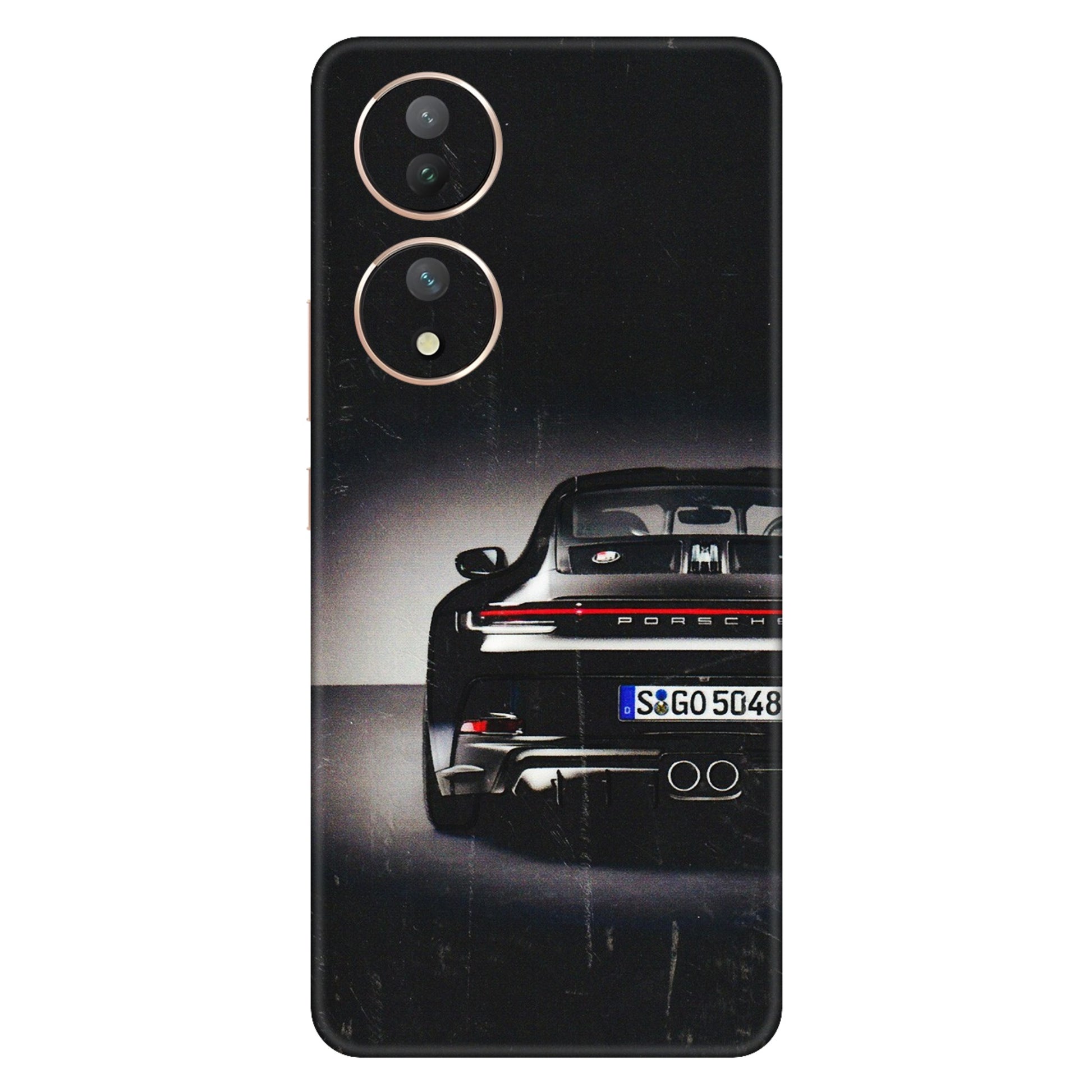 VIVO Y Series Phone Skins (All Models) - New Black Porsche GT3 - 3D Embossed Finish (L-327) Vivo Y100 (5G)