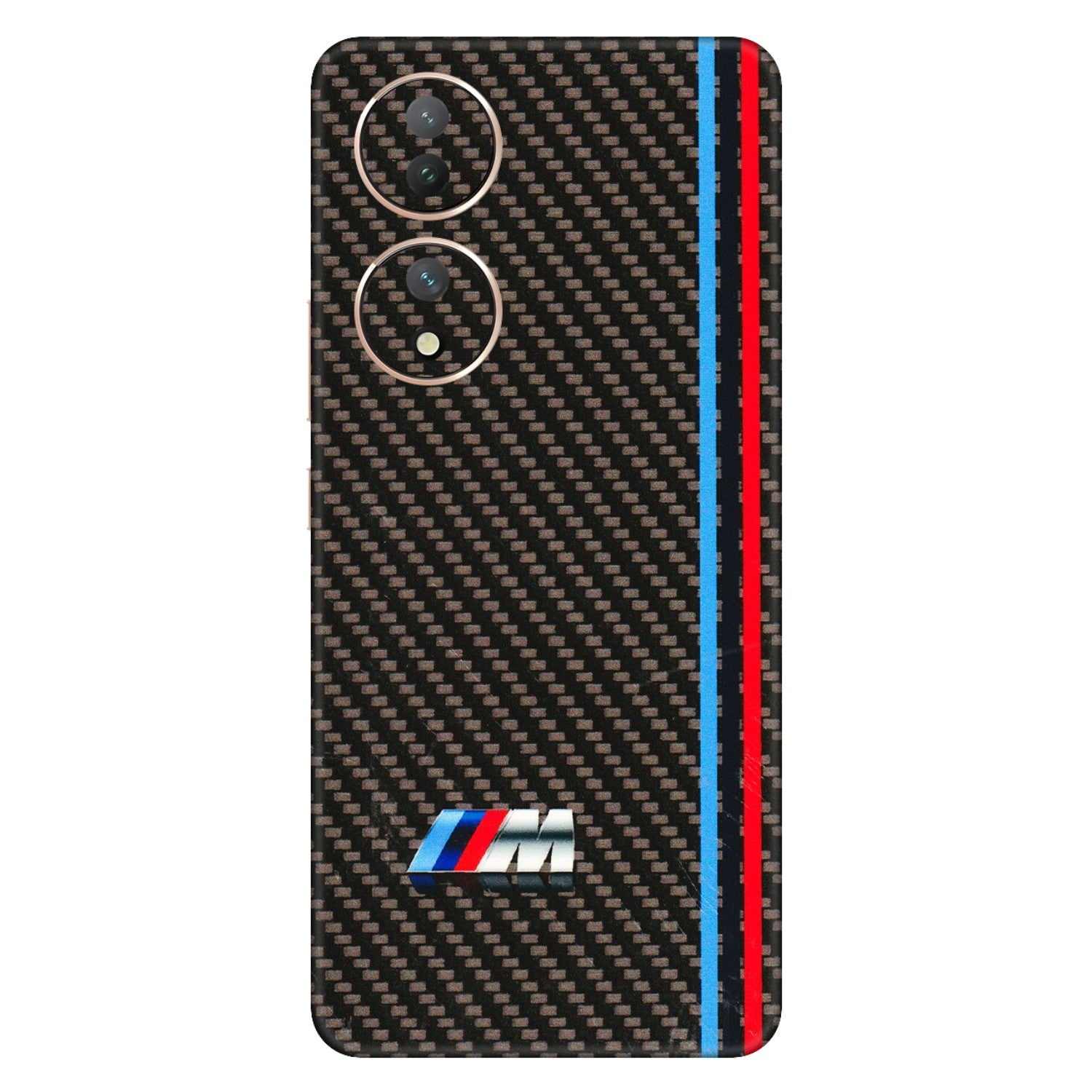 VIVO Y Series Phone Skins (All Models) - BM Carbon Fiber Feels - 3D Embossed Finish (L-38) Vivo Y100 (5G)
