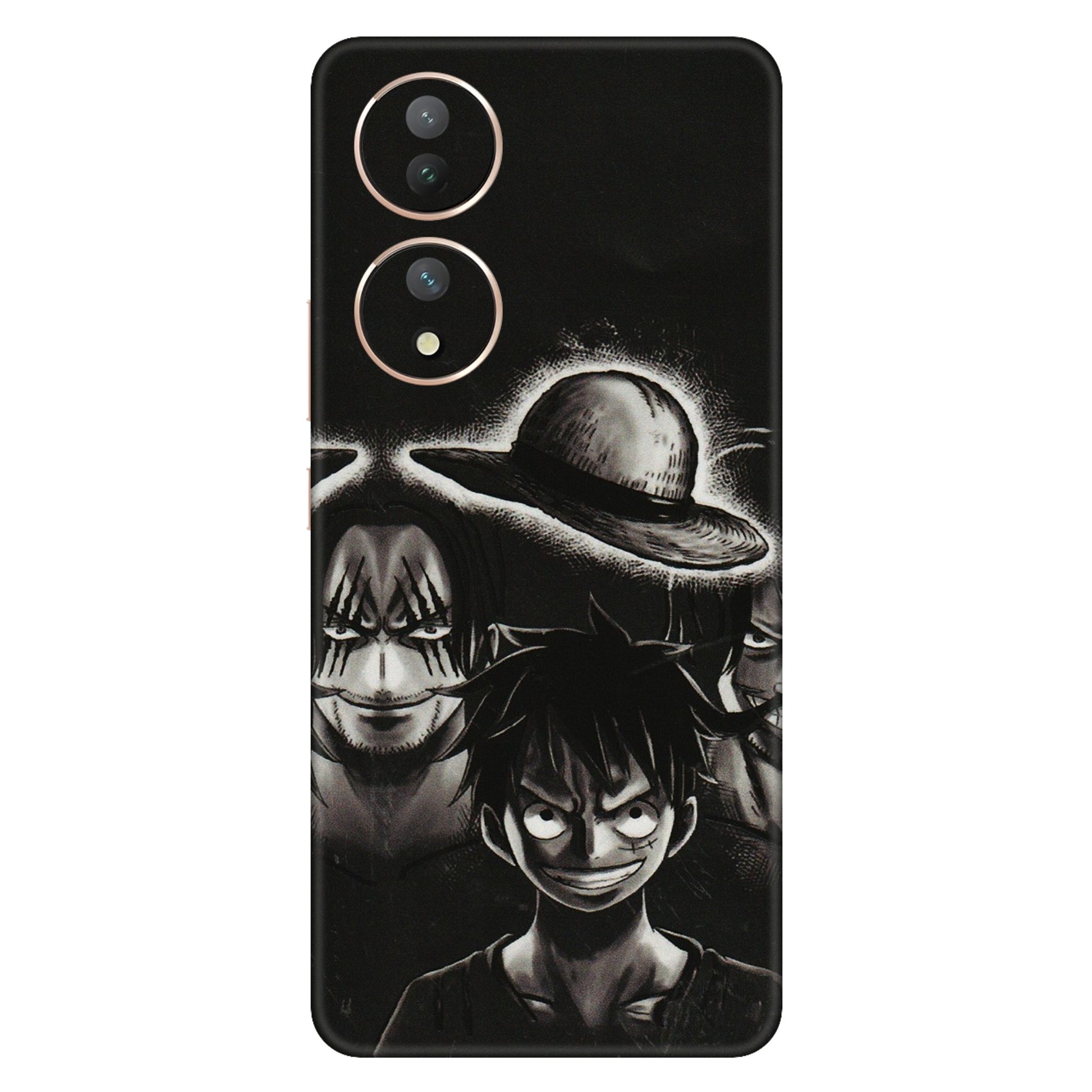 VIVO Y Series Phone Skins (All Models) - Black Luffy Hat - 3D Embossed Finish (L-57) Vivo Y100 (5G)