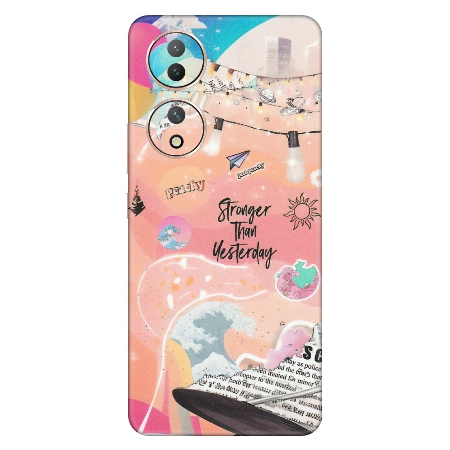VIVO Y Series Phone Skins (All Models) - Stronger Then Yesterday - Matte Finish (M-128) Vivo Y100 (5G)