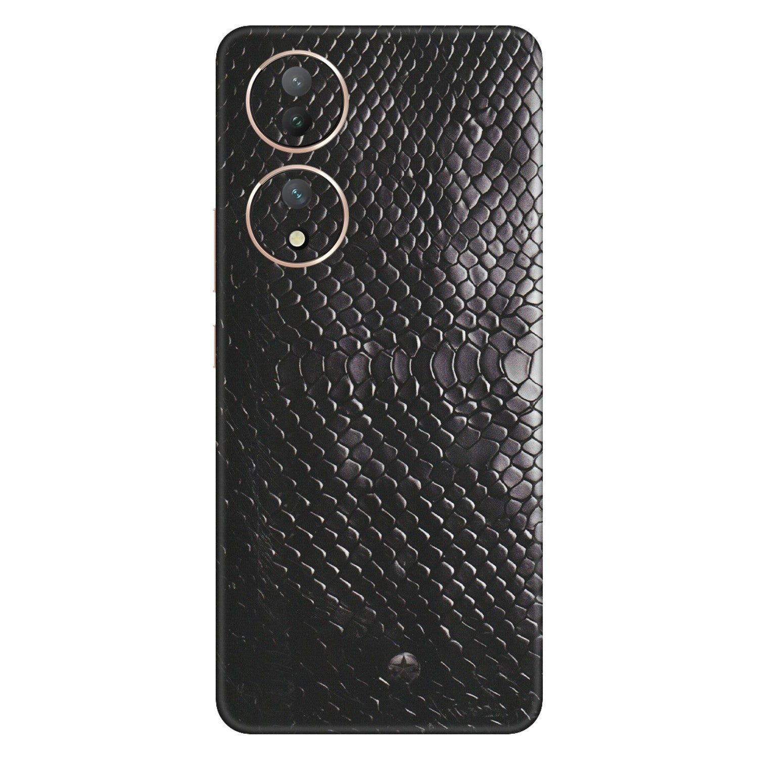 VIVO Y Series Phone Skins (All Models) - Black Snack Leather - Matte Finish (M-147) Vivo Y100 (5G)