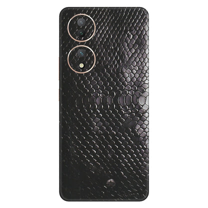 VIVO Y Series Phone Skins (All Models) - Black Snack Leather - Matte Finish (M-147) Vivo Y100 (5G)