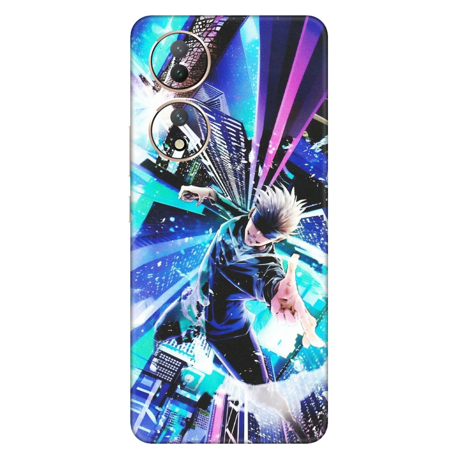 VIVO Y Series Phone Skins (All Models) - Manga Action Jujustu Kaisen Anime - Matte Finish (M-155) Vivo Y100 (5G)