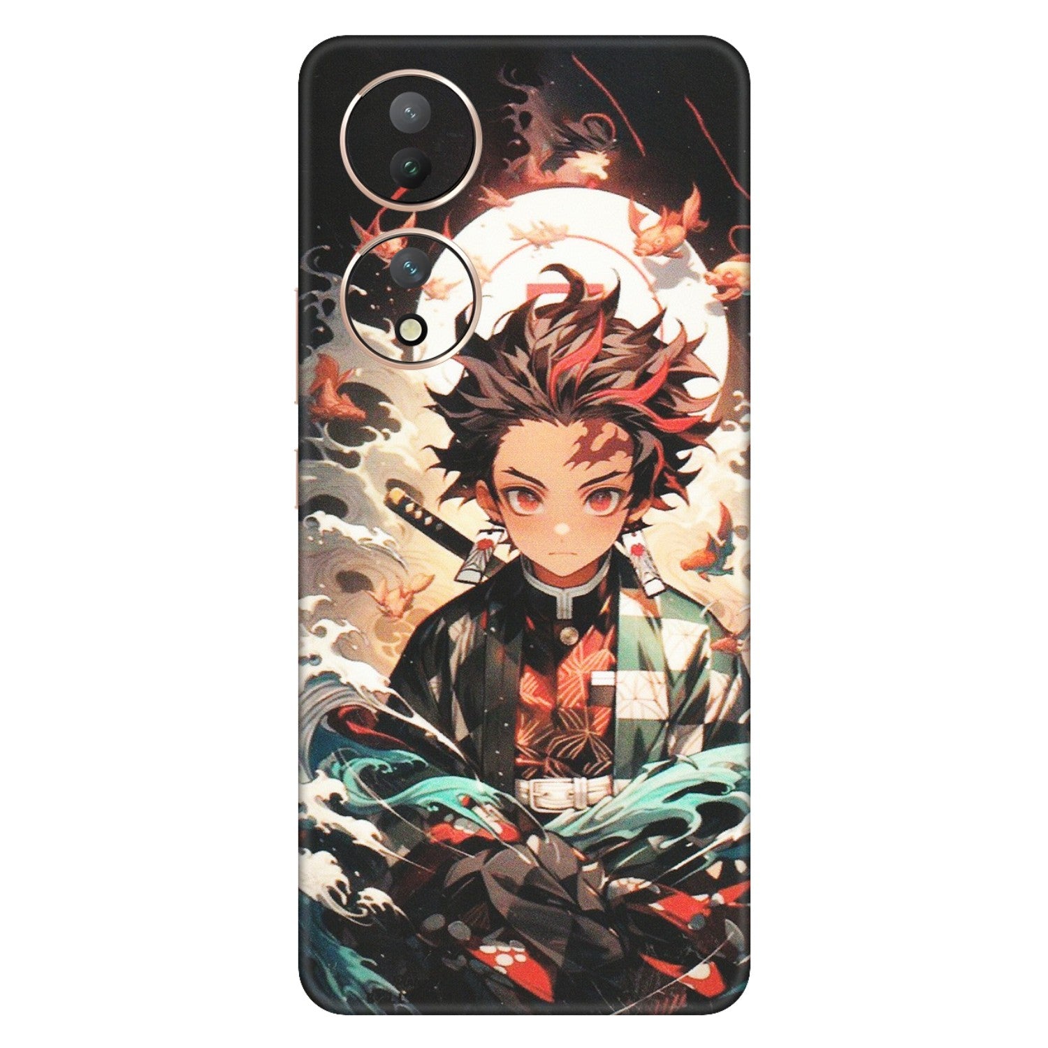 VIVO Y Series Phone Skins (All Models) - Tanjiro Demon Slayer Anime - Matte Finish (M-158) Vivo Y100 (5G)
