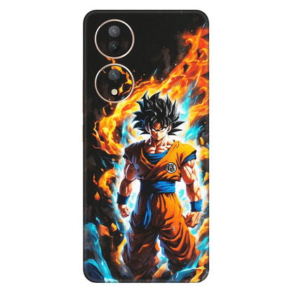 VIVO Y Series Phone Skins (All Models) - Goku Transformation Anime - Matte Finish (M-159) Vivo Y100 (5G)