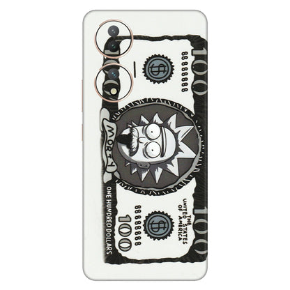 VIVO Y Series Phone Skins (All Models) - Rick And Morty Hundred Dollar Anime - Matte Finish (M-161) Vivo Y100 (5G)