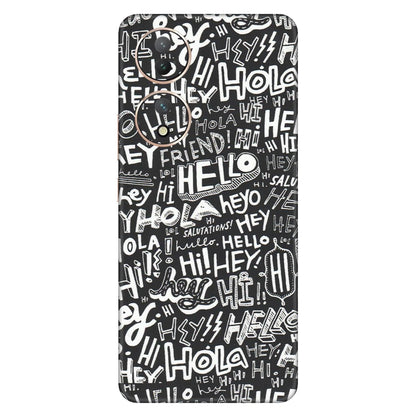 VIVO Y Series Phone Skins (All Models) - Hi Hello Doodles - Matte Finish (M-25)