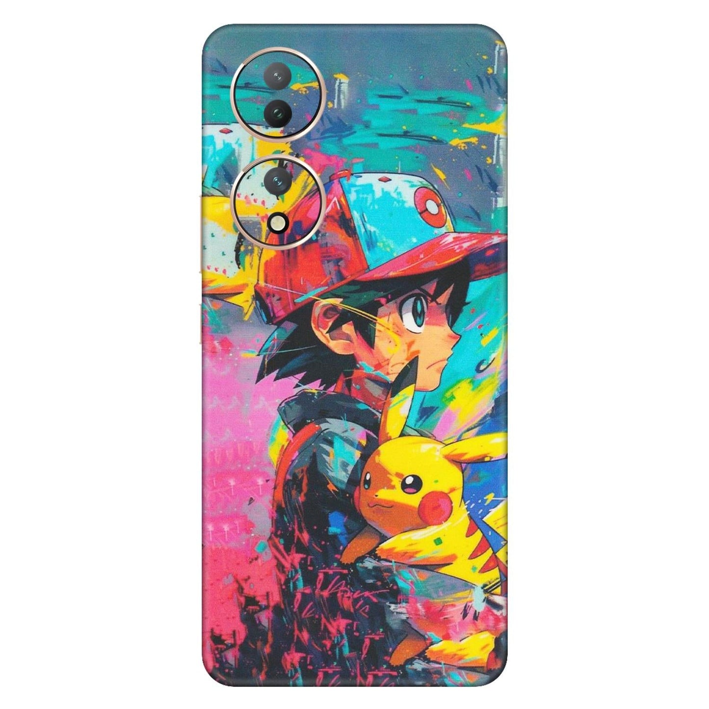 VIVO Y Series Phone Skins (All Models) - Ash & Pikachu - Matte Finish (M-26)