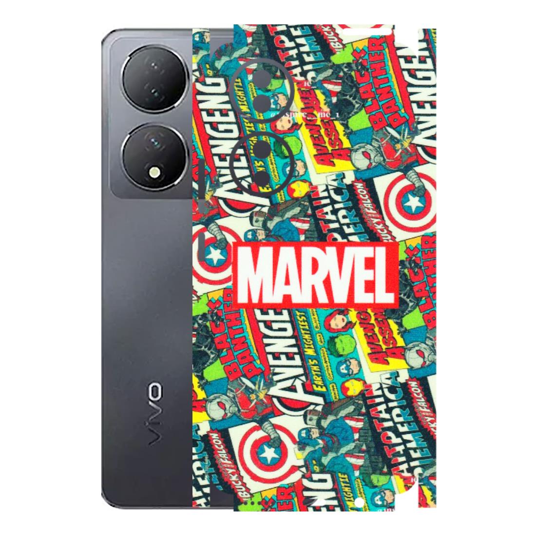 VIVO Y Series Phone Skins (All Models) - Marvel Comic Lover - Matte Finish (M-30) Vivo Y100 (5G)