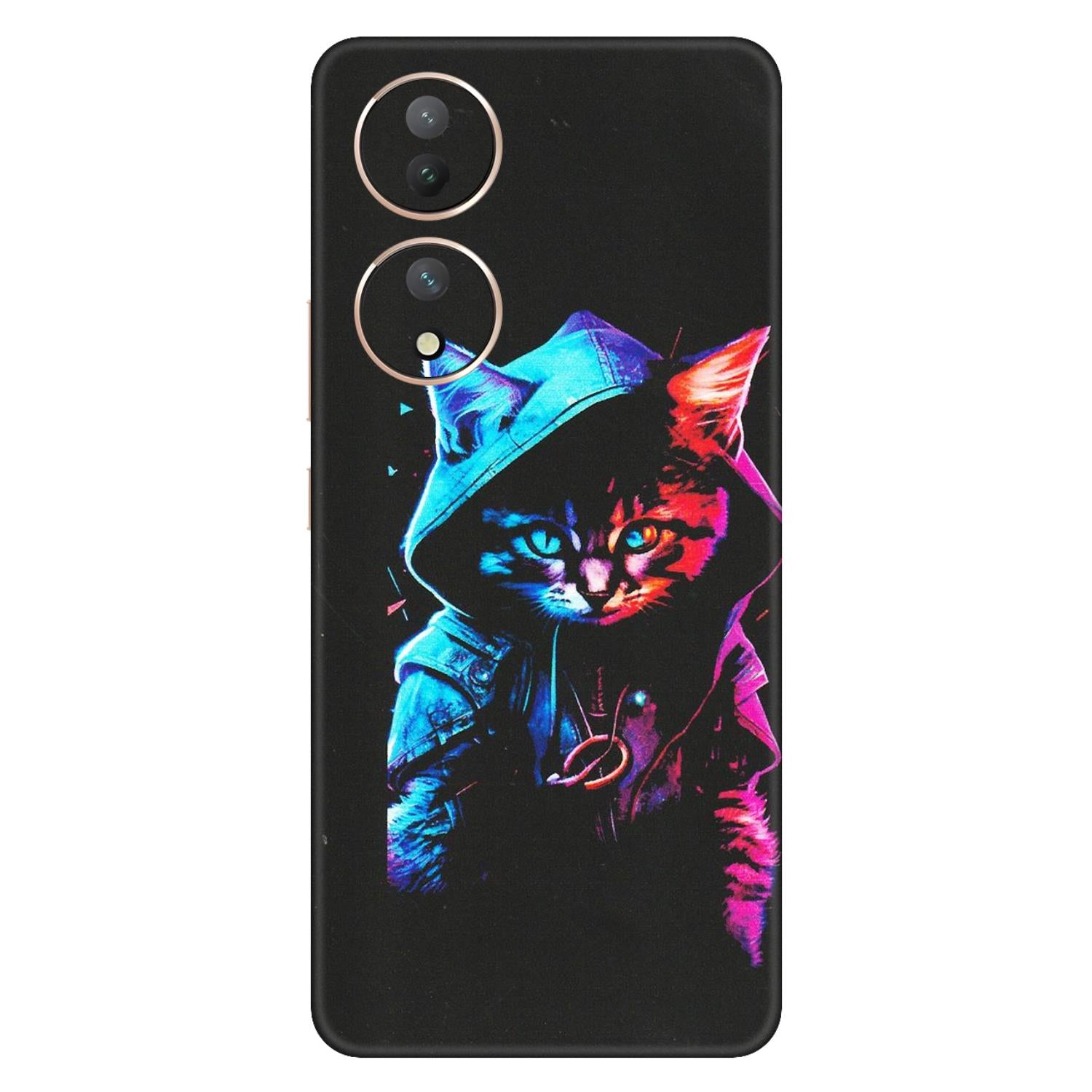 VIVO Y Series Phone Skins (All Models) - Cyberpunk Cat - Matte Finish (M-45) Vivo Y100 (5G)