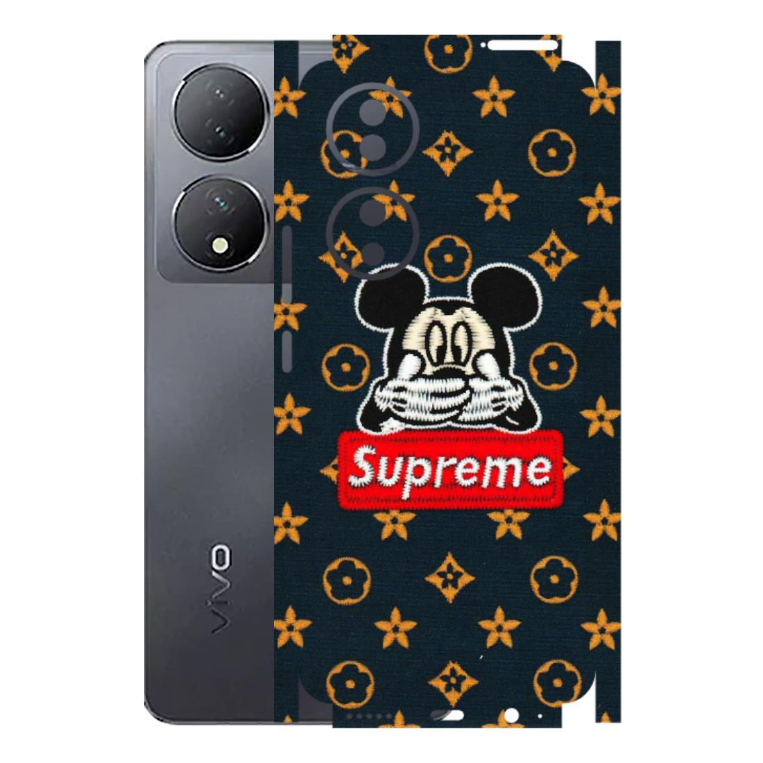 VIVO Y Series Phone Skins (All Models) - Mickey Supreme - Matte Finish (M-83) Vivo Y100 (5G)