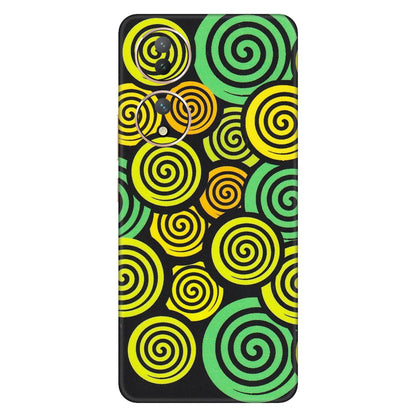VIVO Y Series Phone Skins (All Models) - Crazy Spiral - Matte Finish (M-91) Vivo Y100 (5G)