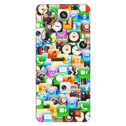 VIVO Y Series Phone Skins (All Models) - All Apple Icons - Matte Finish (M-93) Vivo Y100 (5G)