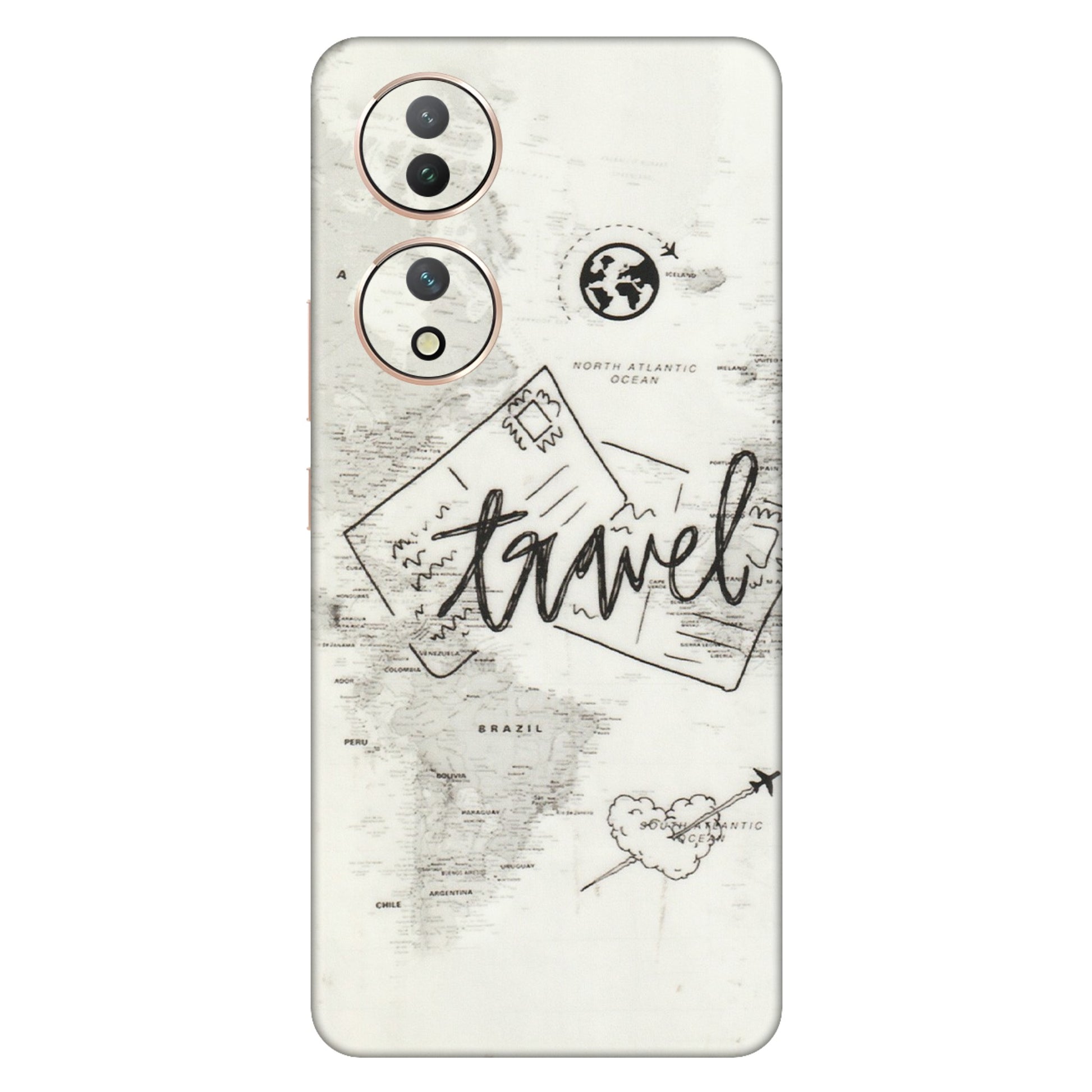 VIVO Y Series Phone Skins (All Models) - Travel Ticket - Transparent Finish (T-06) Vivo Y100 (5G)