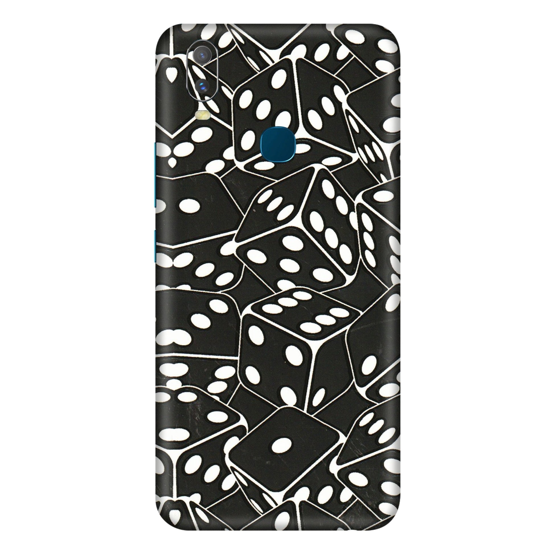 VIVO Y Series Phone Skins (All Models) - Big Black Dices - 3D Embossed Finish (L-106) Vivo Y11