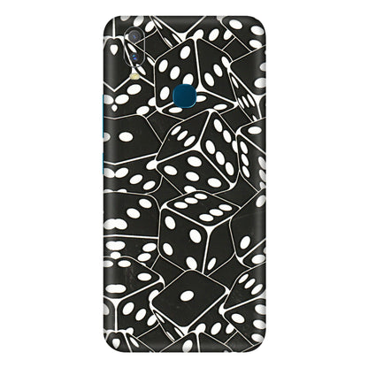 VIVO Y Series Phone Skins (All Models) - Big Black Dices - 3D Embossed Finish (L-106) Vivo Y11