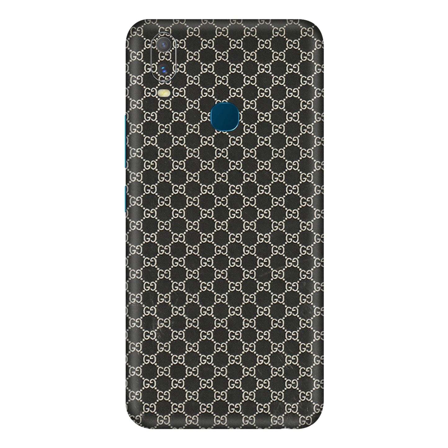 VIVO Y Series Phone Skins (All Models) - Black G Print - 3D Embossed Finish (L-109) Vivo Y11