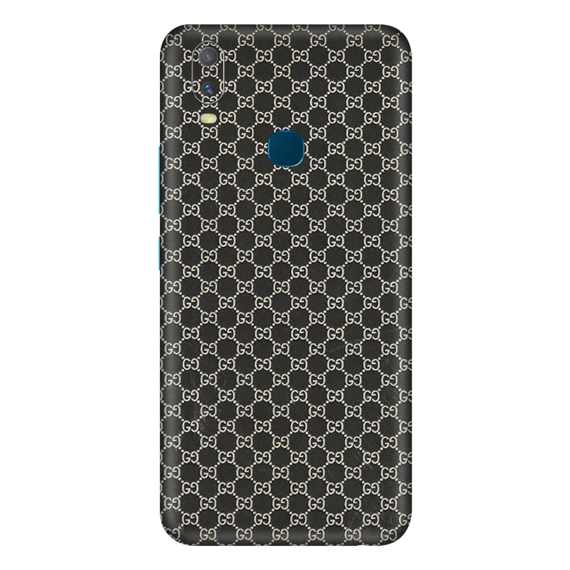 VIVO Y Series Phone Skins (All Models) - Black G Print - 3D Embossed Finish (L-109) Vivo Y11