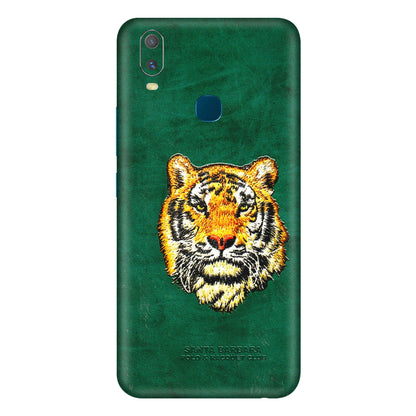 VIVO Y Series Phone Skins (All Models) - Leather Feel Tiger - 3D Embossed Finish (L-111) Vivo Y11