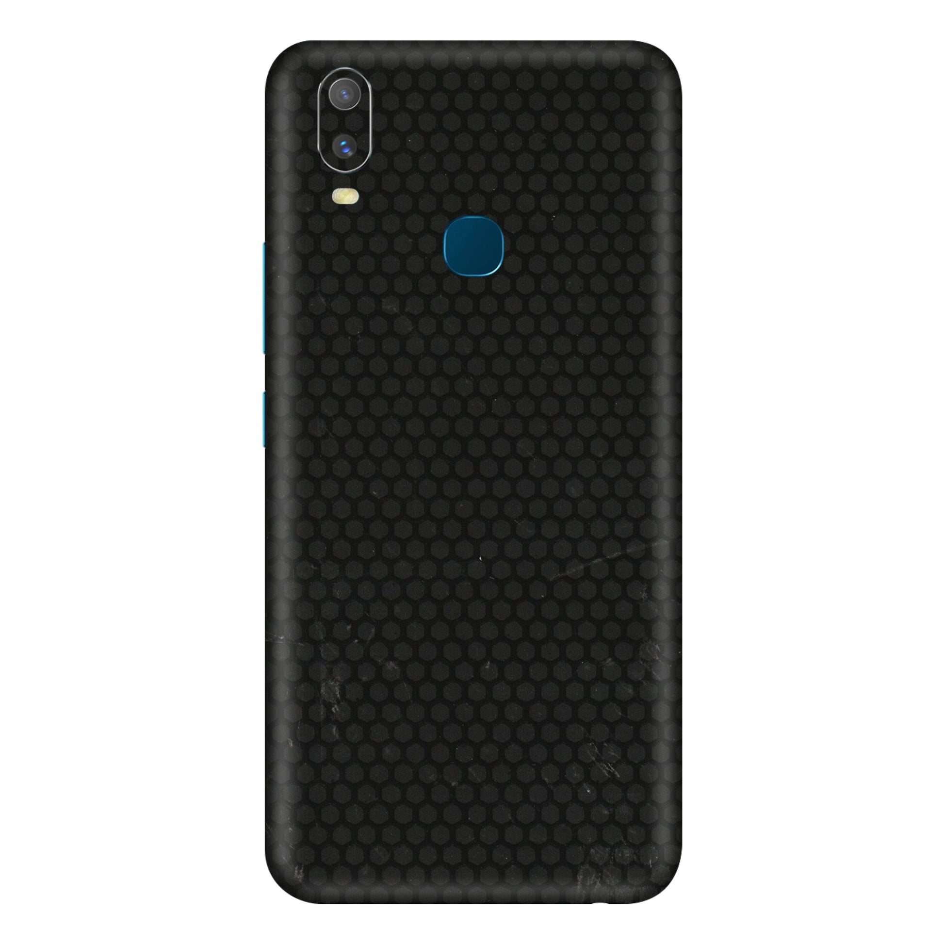VIVO Y Series Phone Skins (All Models) - Black honeycomb - 3D Embossed Finish (L-114) Vivo Y11