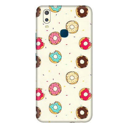 VIVO Y Series Phone Skins (All Models) - Mini Donuts Doodle Art - 3D Embossed Finish (L-122) Vivo Y11
