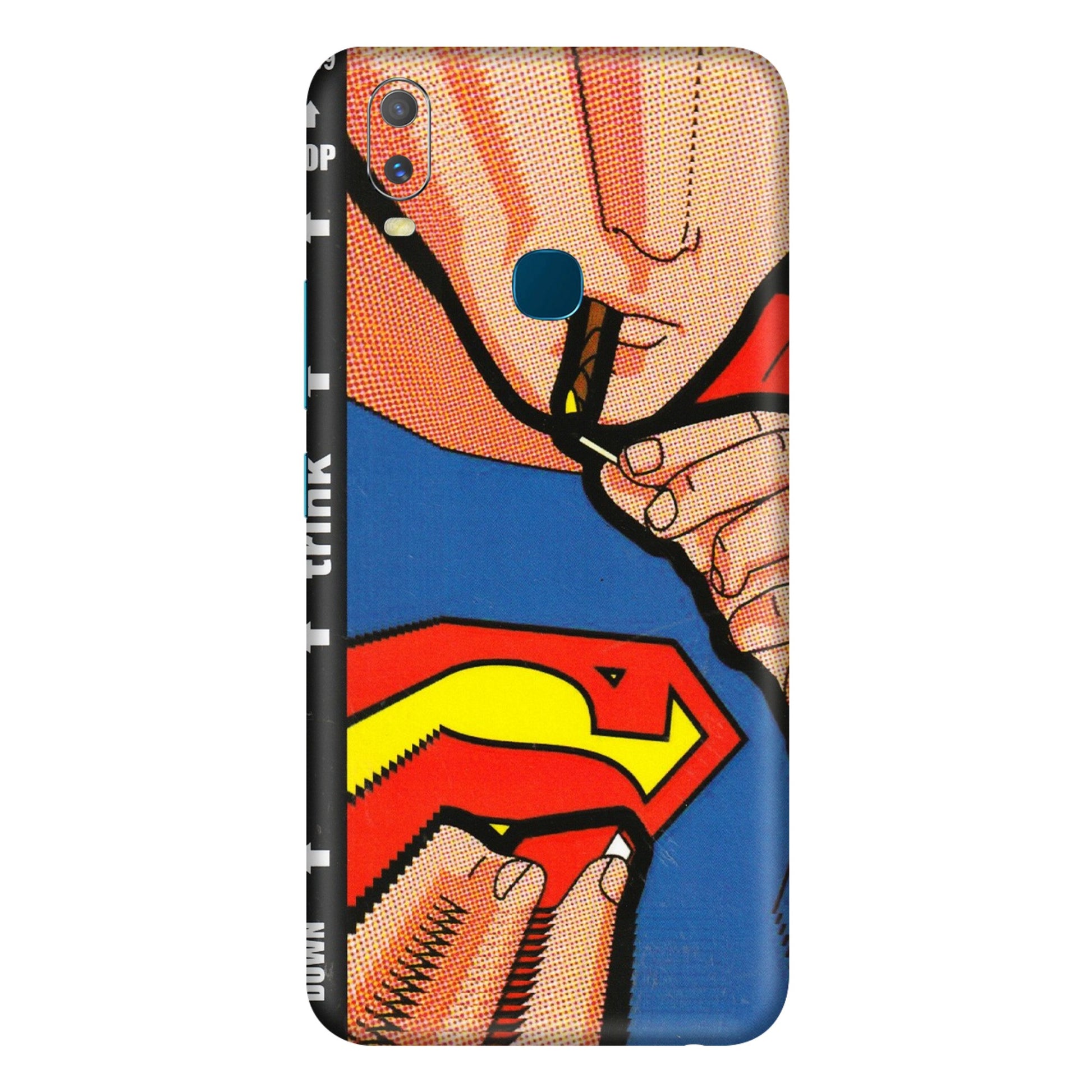 VIVO Y Series Phone Skins (All Models) - Superman Sutta - 3D Embossed Finish (L-130) Vivo Y11