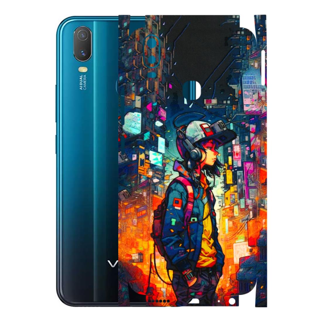 VIVO Y Series Phone Skins (All Models) - Street Anime Guy - 3D Embossed Finish (L-158) Vivo Y11