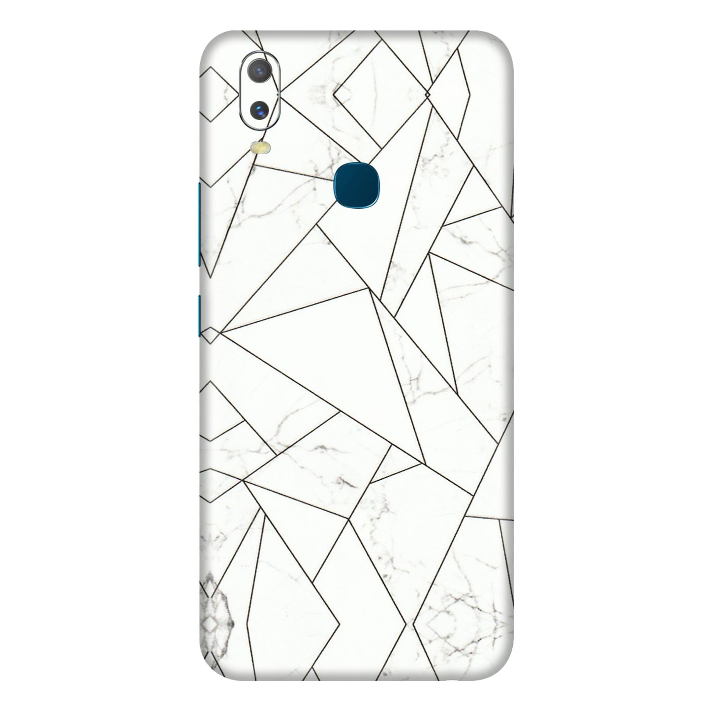 VIVO Y Series Phone Skins (All Models) - Luxury White Marble Effect - 3D Embossed Finish (L-168) Vivo Y11