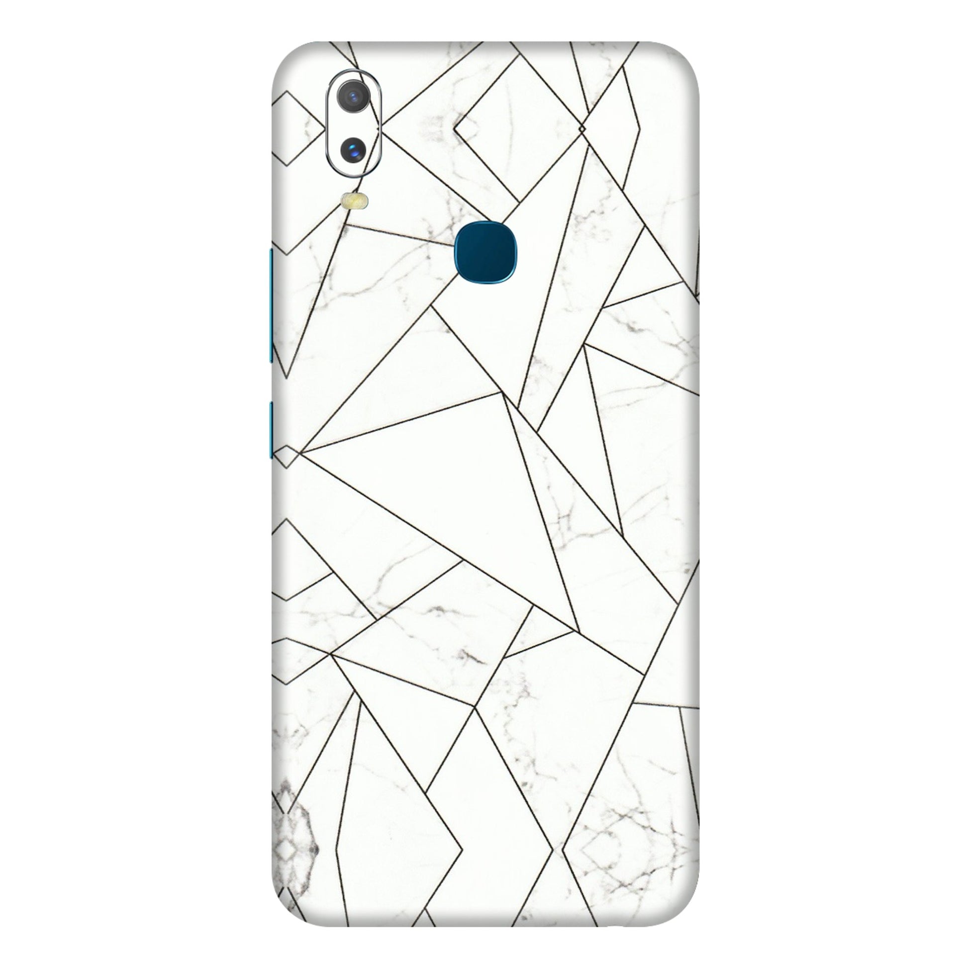 VIVO Y Series Phone Skins (All Models) - Luxury White Marble Effect - 3D Embossed Finish (L-168) Vivo Y11