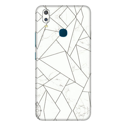 VIVO Y Series Phone Skins (All Models) - Luxury White Marble Effect - 3D Embossed Finish (L-168) Vivo Y11