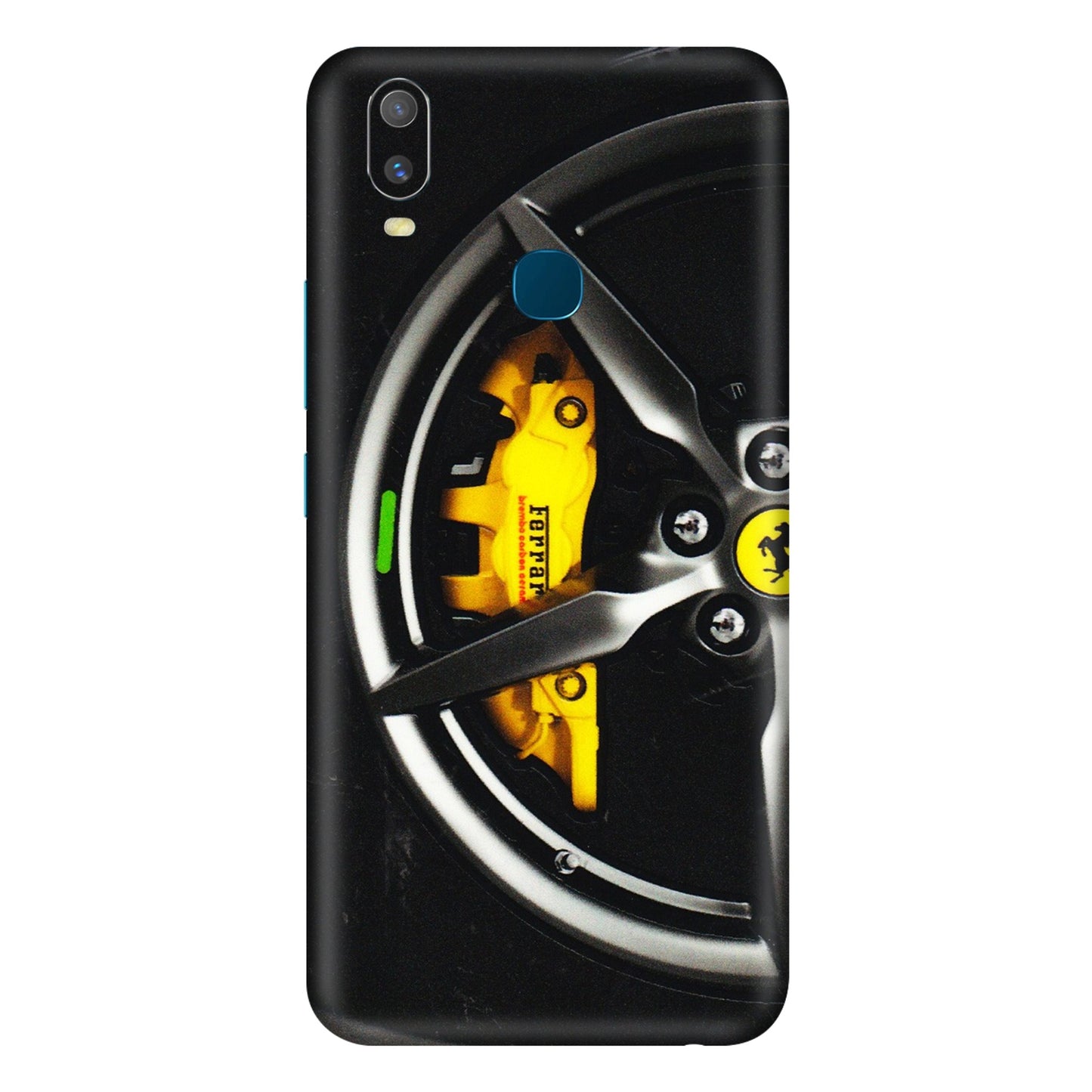 VIVO Y Series Phone Skins (All Models) - Ferrari Wheel Alloy - 3D Embossed Finish (L-173) Vivo Y11