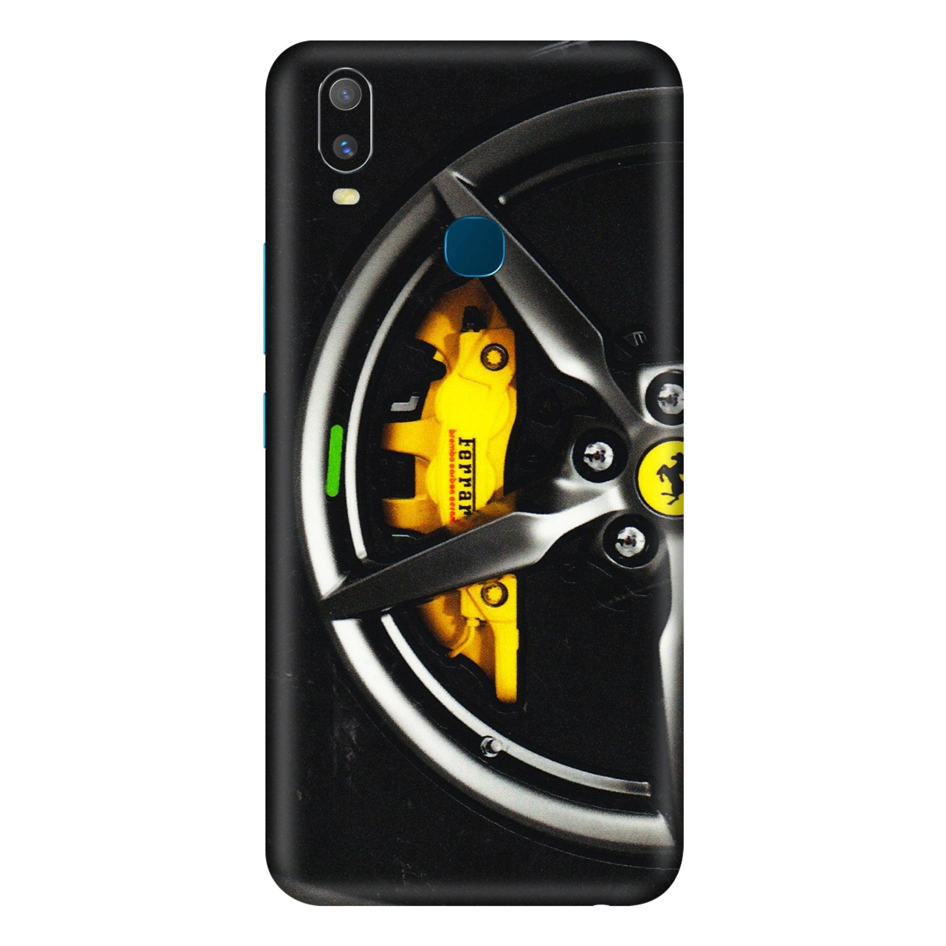 VIVO Y Series Phone Skins (All Models) - Ferrari Wheel Alloy - 3D Embossed Finish (L-173) Vivo Y11