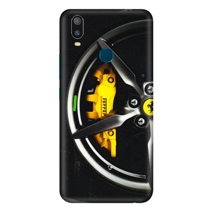 VIVO Y Series Phone Skins (All Models) - Ferrari Wheel Alloy - 3D Embossed Finish (L-173) Vivo Y11