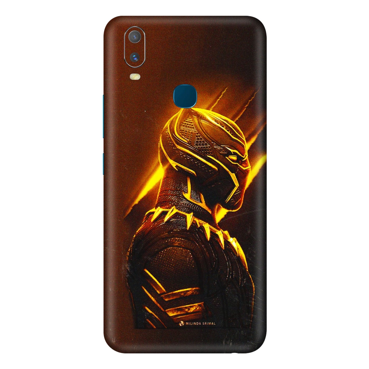 VIVO Y Series Phone Skins (All Models) - Gold Black Panther - 3D Embossed Finish (L-181) Vivo Y11