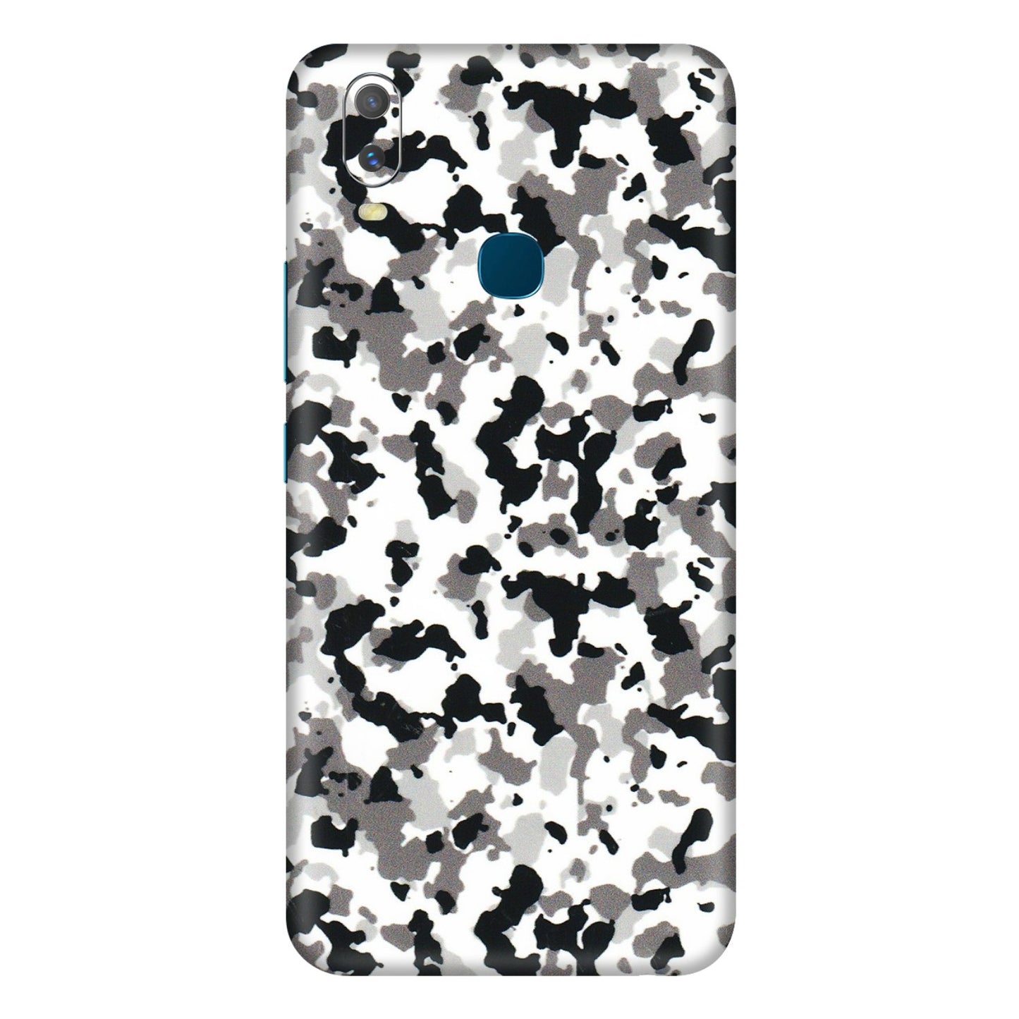 VIVO Y Series Phone Skins (All Models) - White Black Camouflage - 3D Embossed Finish (L-18) Vivo Y11
